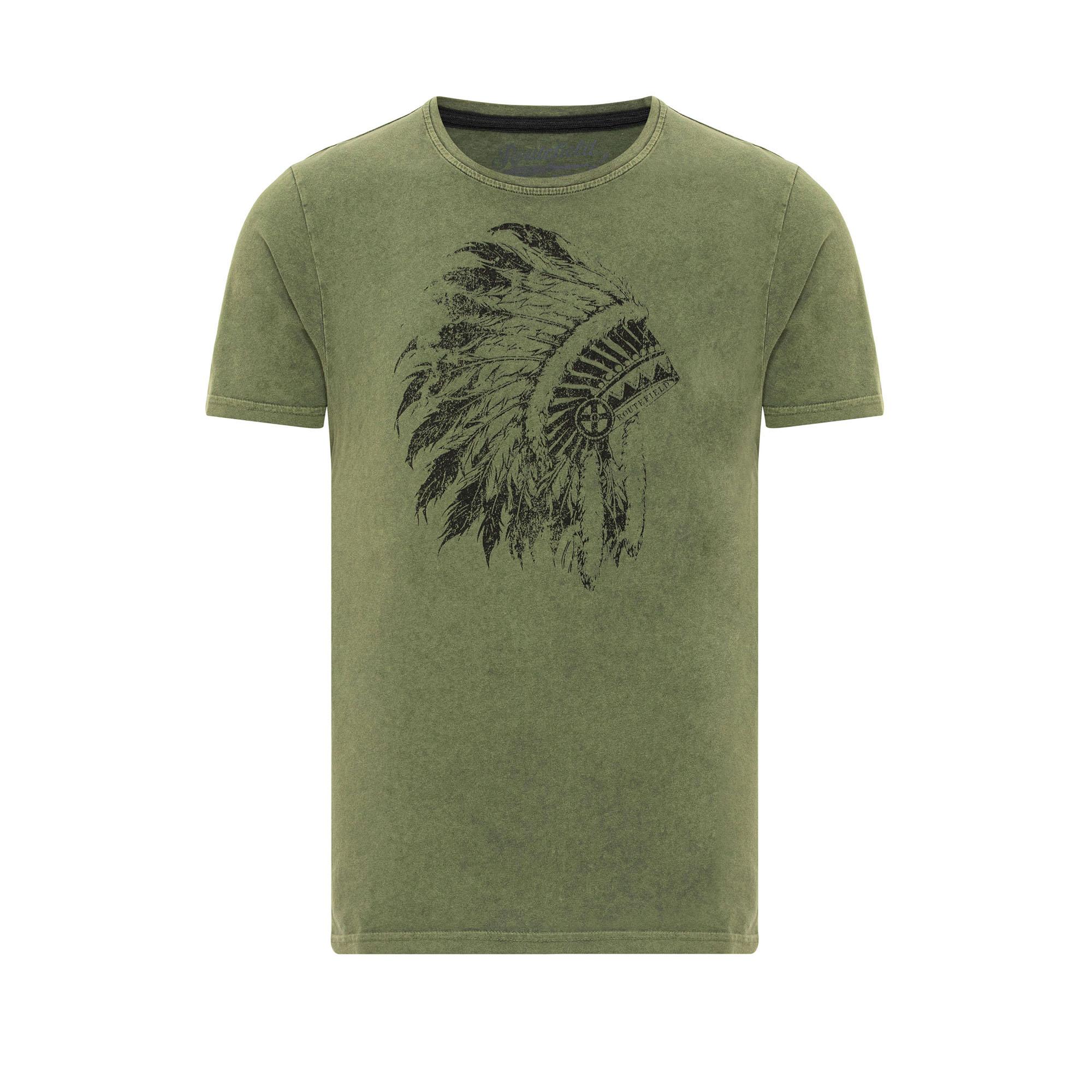 Routefield Tead Erkek Yeşil Tişört