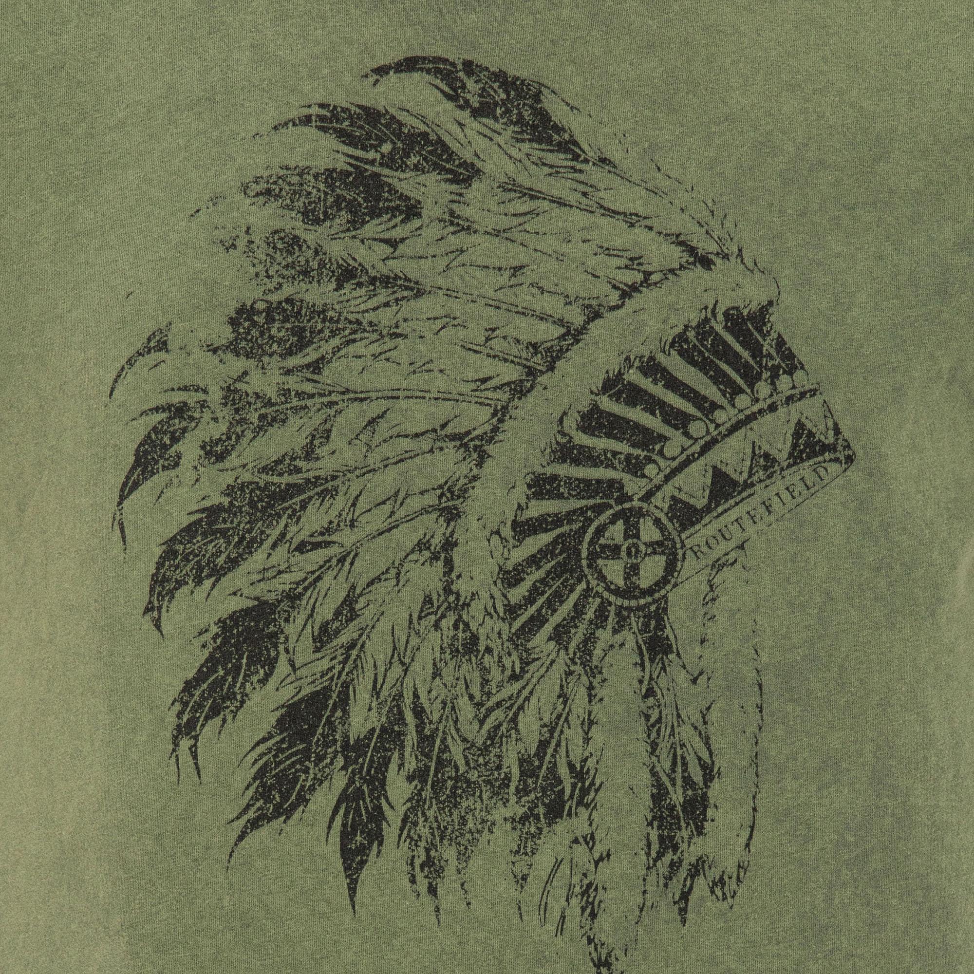 Routefield Tead Erkek Yeşil Tişört