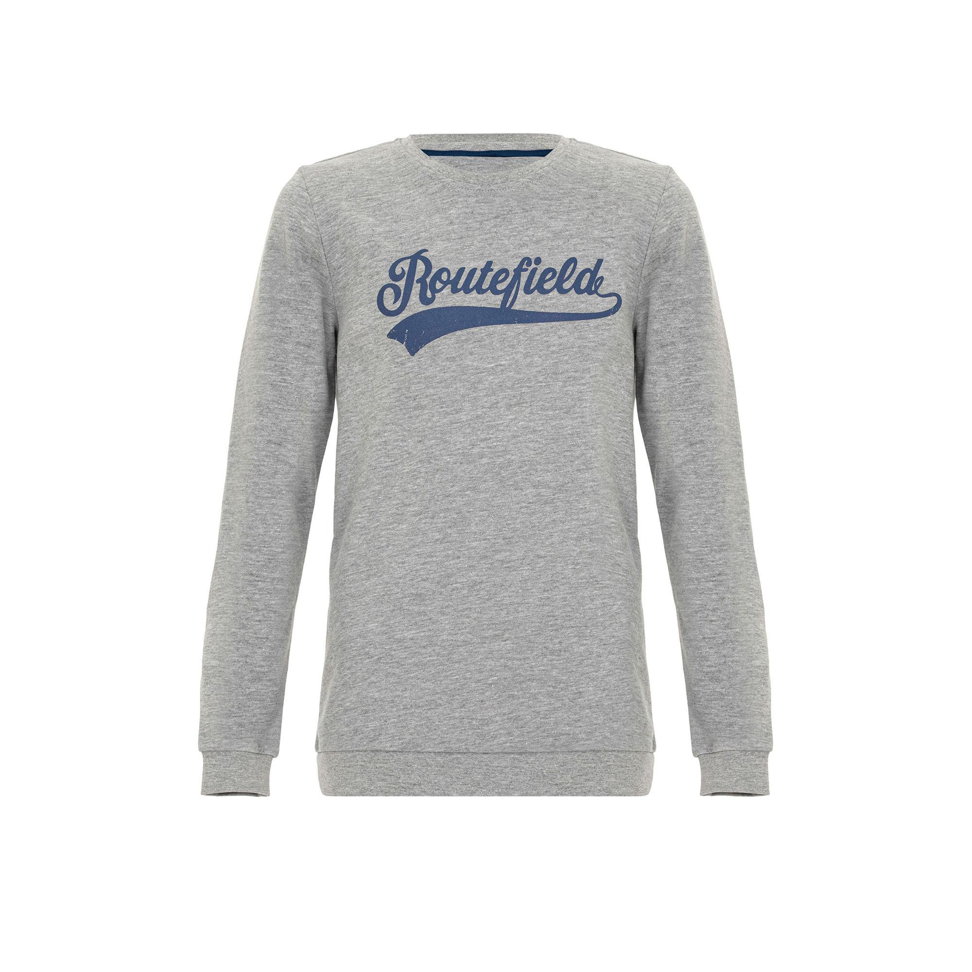 Routefield Hook Kids Unisex Çocuk Gri Sweatshirt