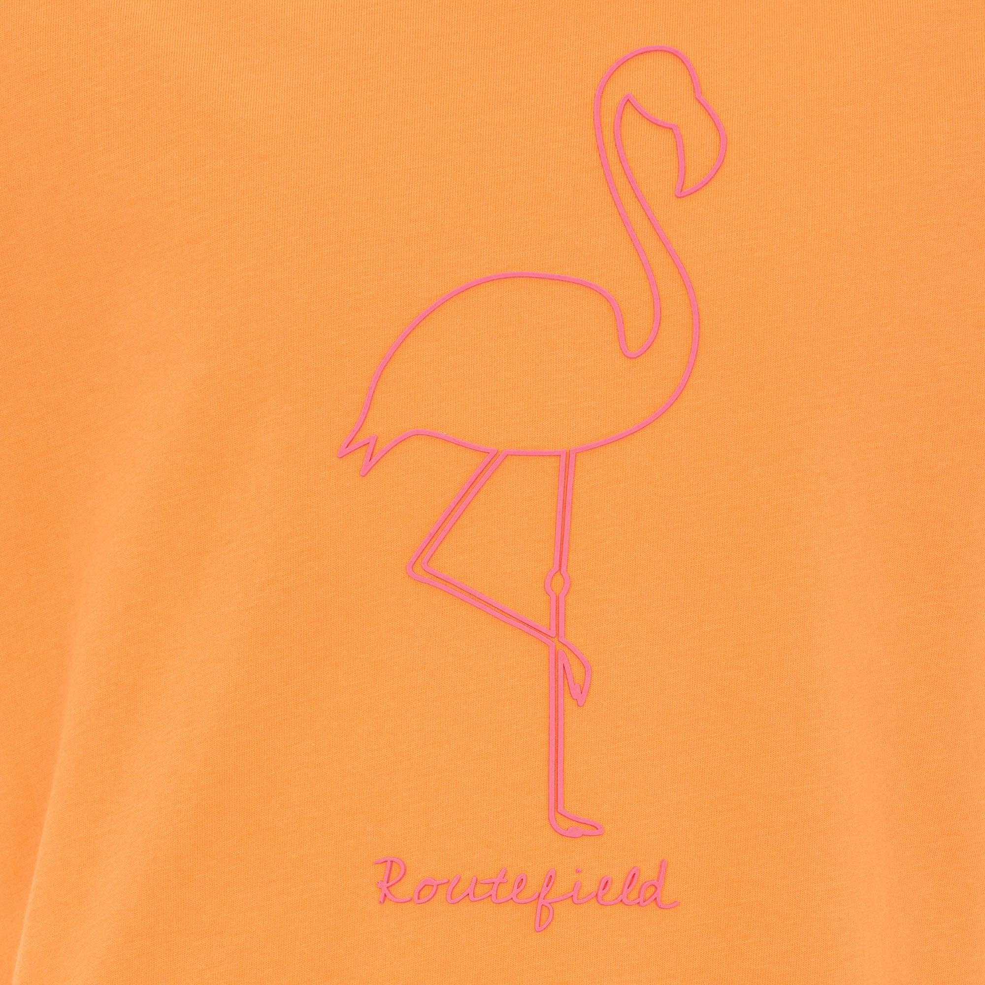 Routefield Tall Kids Unisex Çocuk Turuncu Tişört