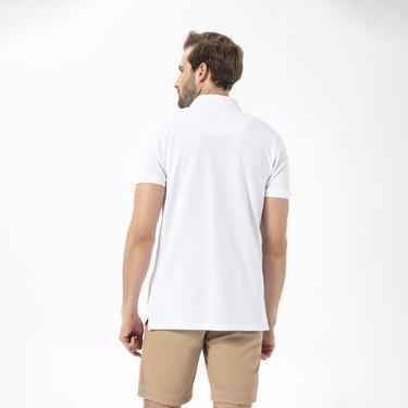  Routefield Prince Erkek Beyaz Polo Tişört