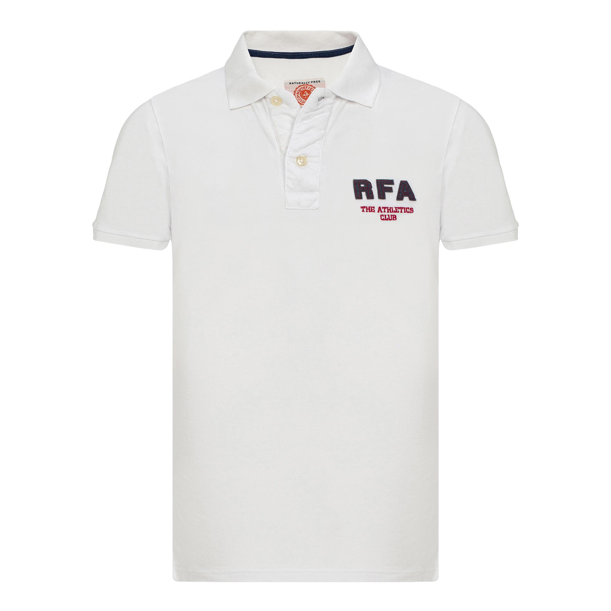 Routefield Prince Erkek Beyaz Polo Tişört