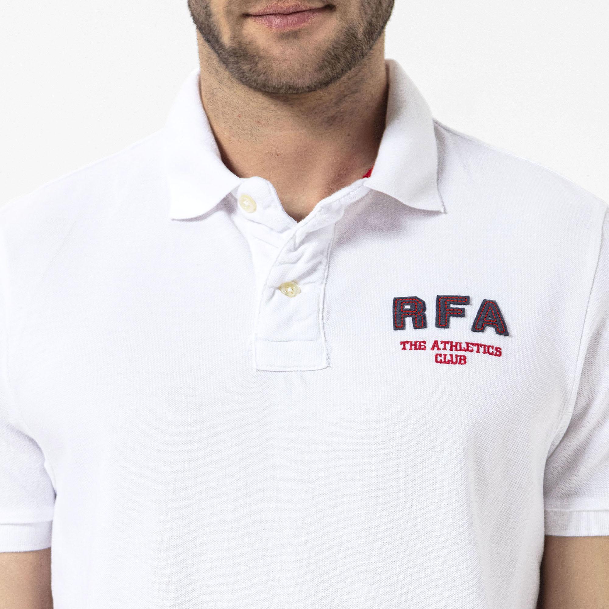 Routefield Prince Erkek Beyaz Polo Tişört