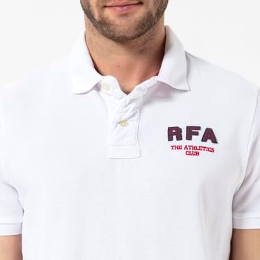  Routefield Prince Erkek Beyaz Polo Tişört