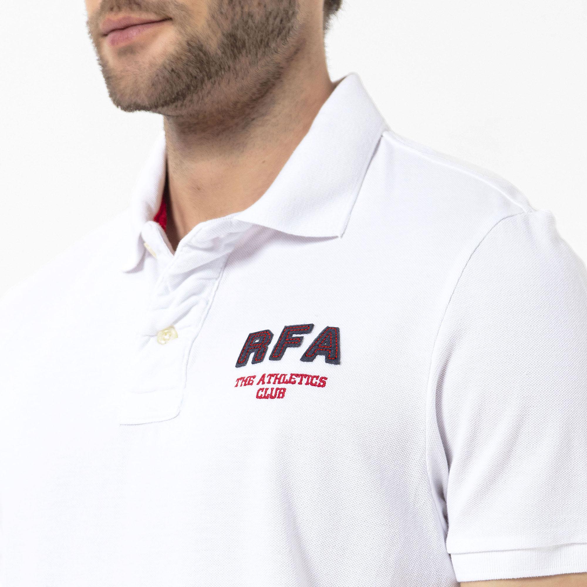 Routefield Prince Erkek Beyaz Polo Tişört