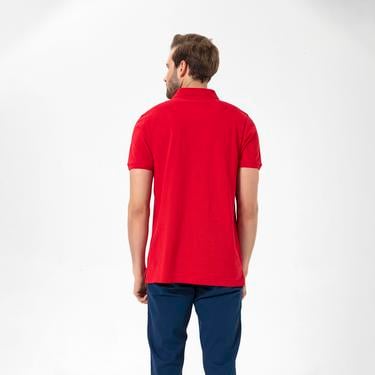  Routefield Prince Erkek Kırmızı Polo Tişört