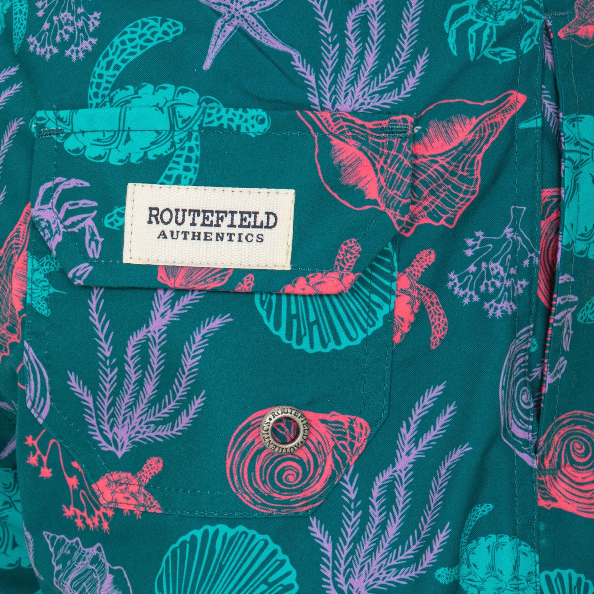 Routefield Vellkids Unisex Çocuk Yeşil Volley Short