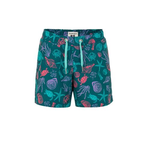  Routefield Vellkids Unisex Çocuk Yeşil Volley Short