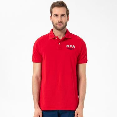  Routefield Prince Erkek Kırmızı Polo Tişört
