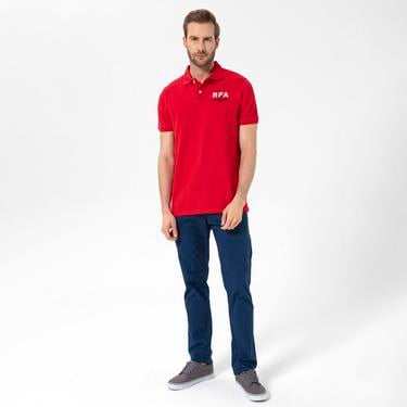  Routefield Prince Erkek Kırmızı Polo Tişört