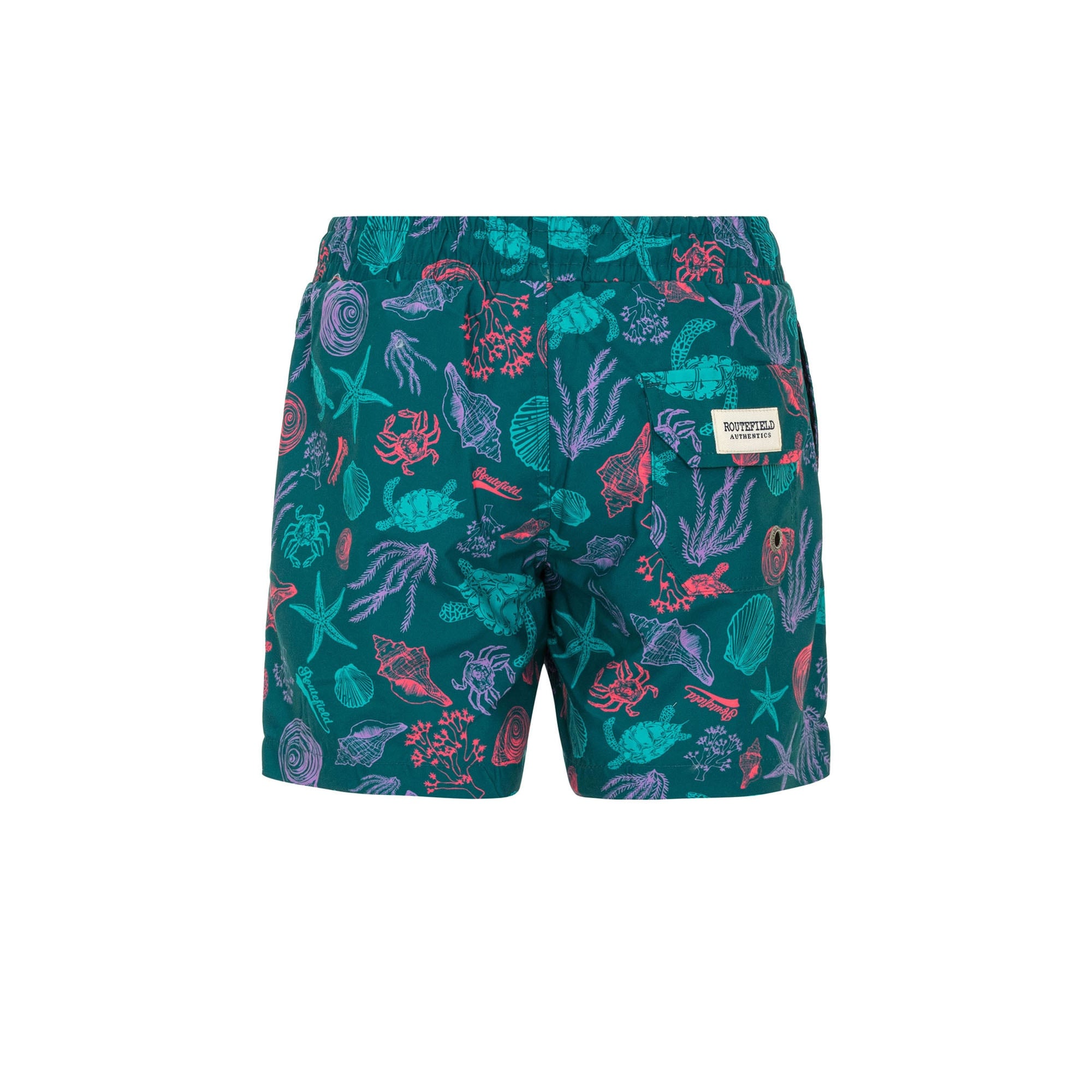 Routefield Vellkids Unisex Çocuk Yeşil Volley Short
