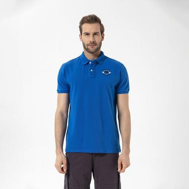  Routefield Part Erkek Mavi Polo Tişört