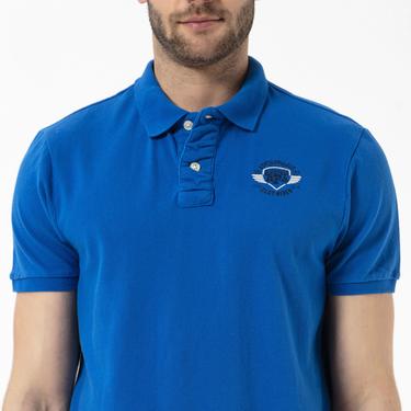  Routefield Part Erkek Mavi Polo Tişört