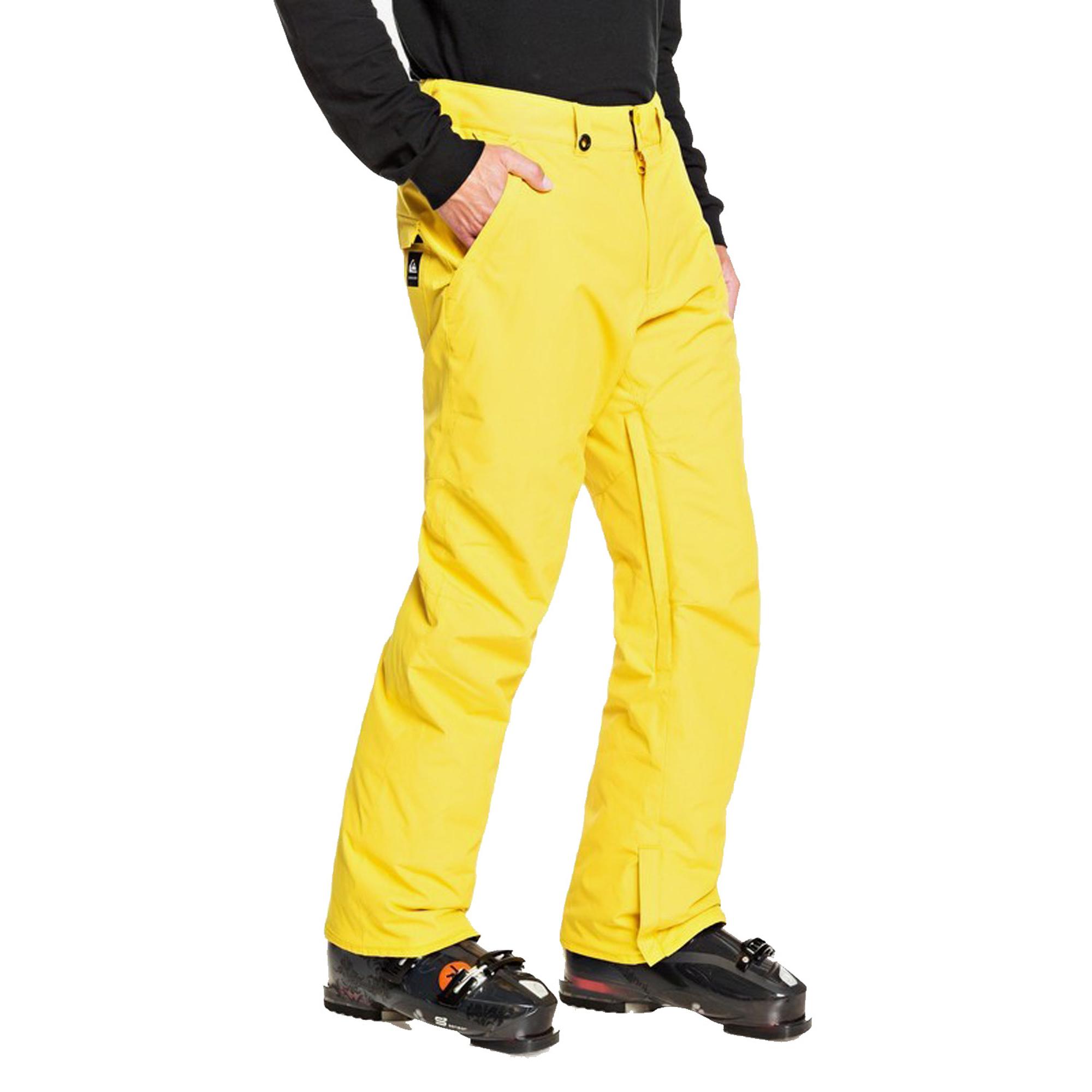 Quiksilver Estate Pt Erkek Sarı Snowboard Pantolonu