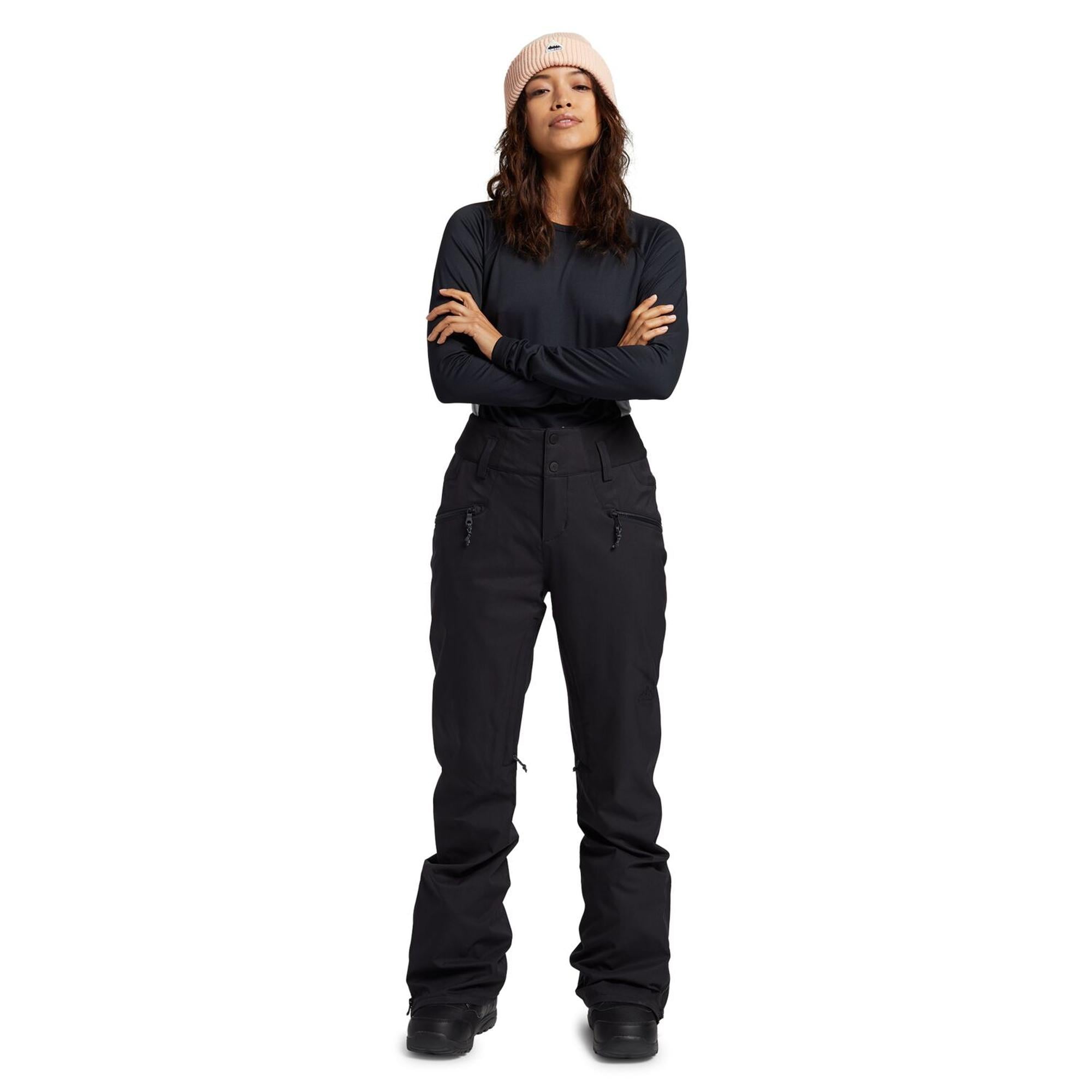Burton Marcy High Rise High Stretch Pants Kadın Siyah Snowboard Pantolonu