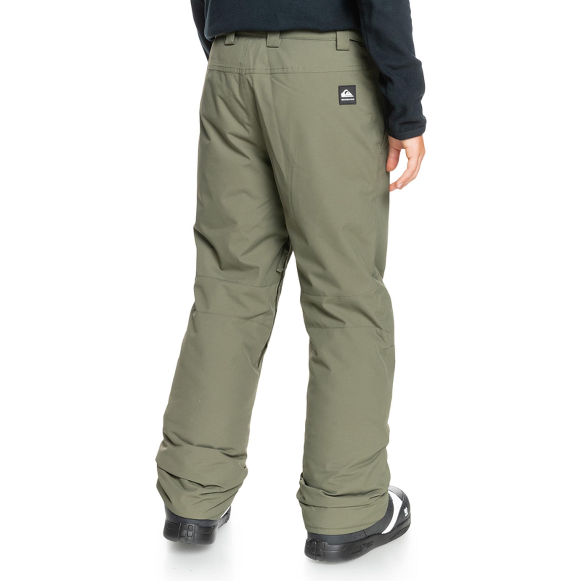 Quiksilver Erkek Çocuk Snowboard Pantolonu Estate Yth Pt B Snpt Yeşil