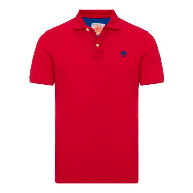  Routefield Patriot Erkek Kırmızı Polo Tişört