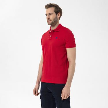 Routefield Patriot Erkek Kırmızı Polo Tişört