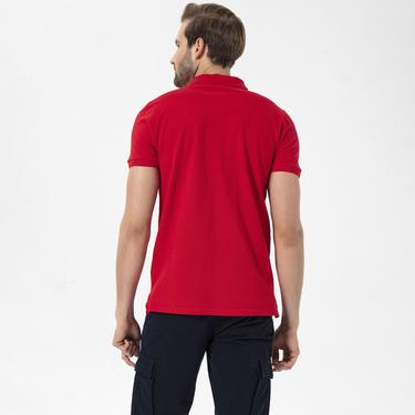  Routefield Patriot Erkek Kırmızı Polo Tişört
