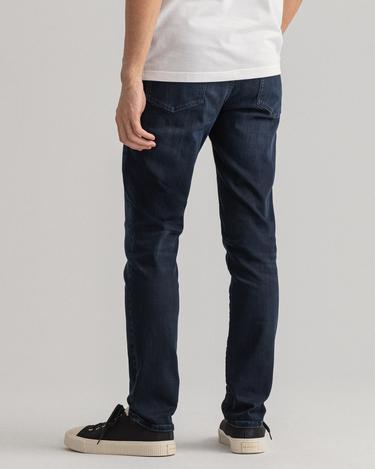  GANT Erkek Lacivert Extra Slim Fit Jean Pantolon