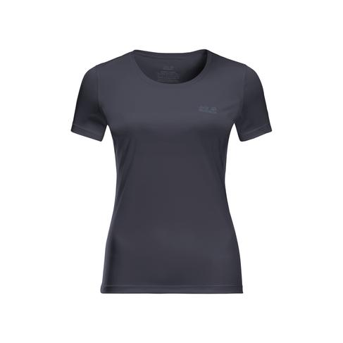  Jack Wolfskin Tech T Kadın Mavi Tişört