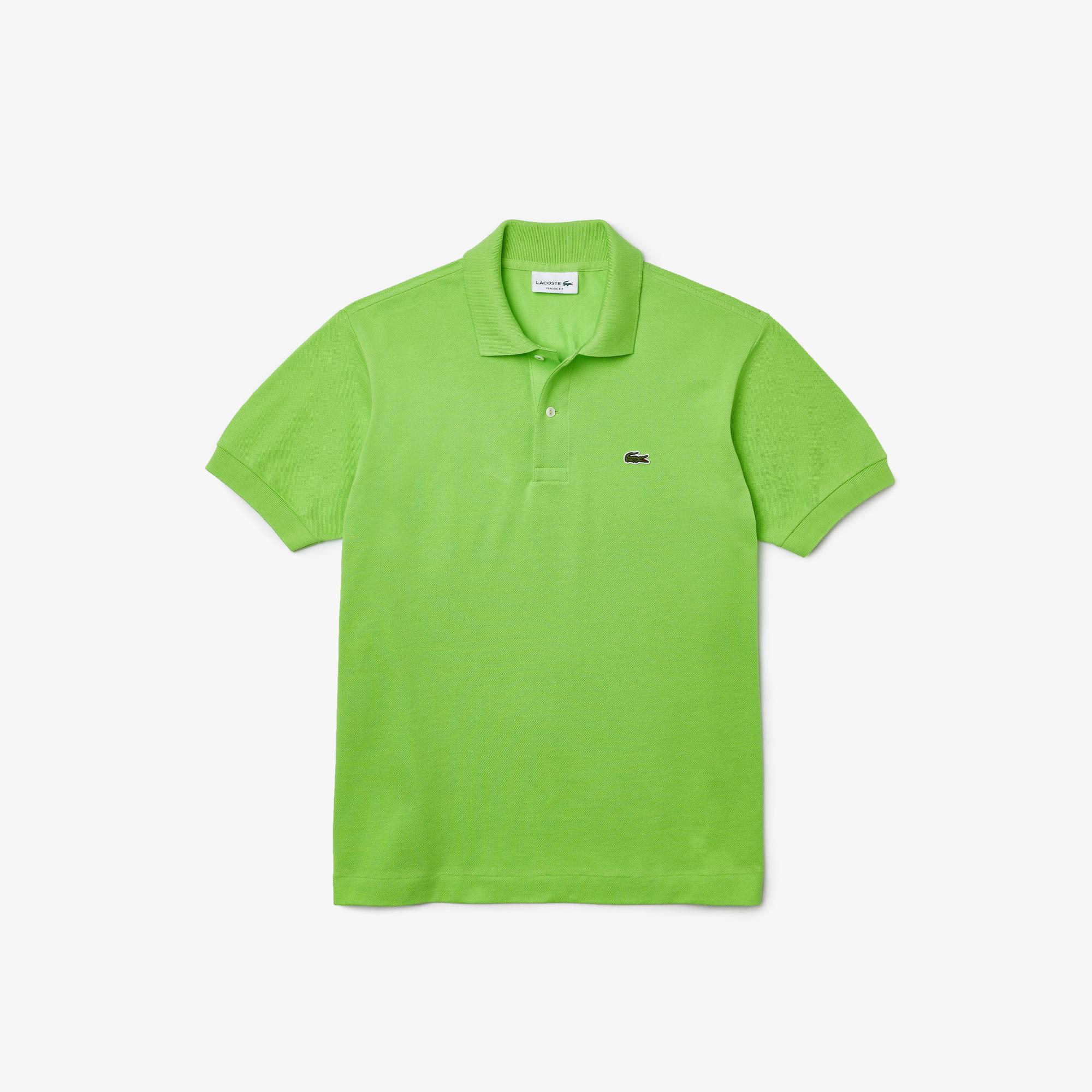 L.12.12 Erkek Classic Fit Yeşil Polo