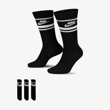  Nike Sportswear Everyday Essential Cr Unisex 3'lü Siyah Çorap