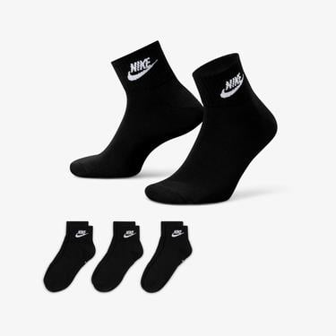  Nike Sportswear Everyday Essential An 3'lü Unisex Siyah Çorap