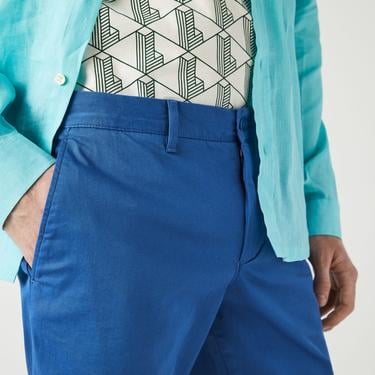  Lacoste Erkek Slim Fit Mavi Bermuda