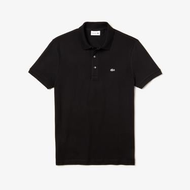  Erkek Slim Fit Siyah Polo