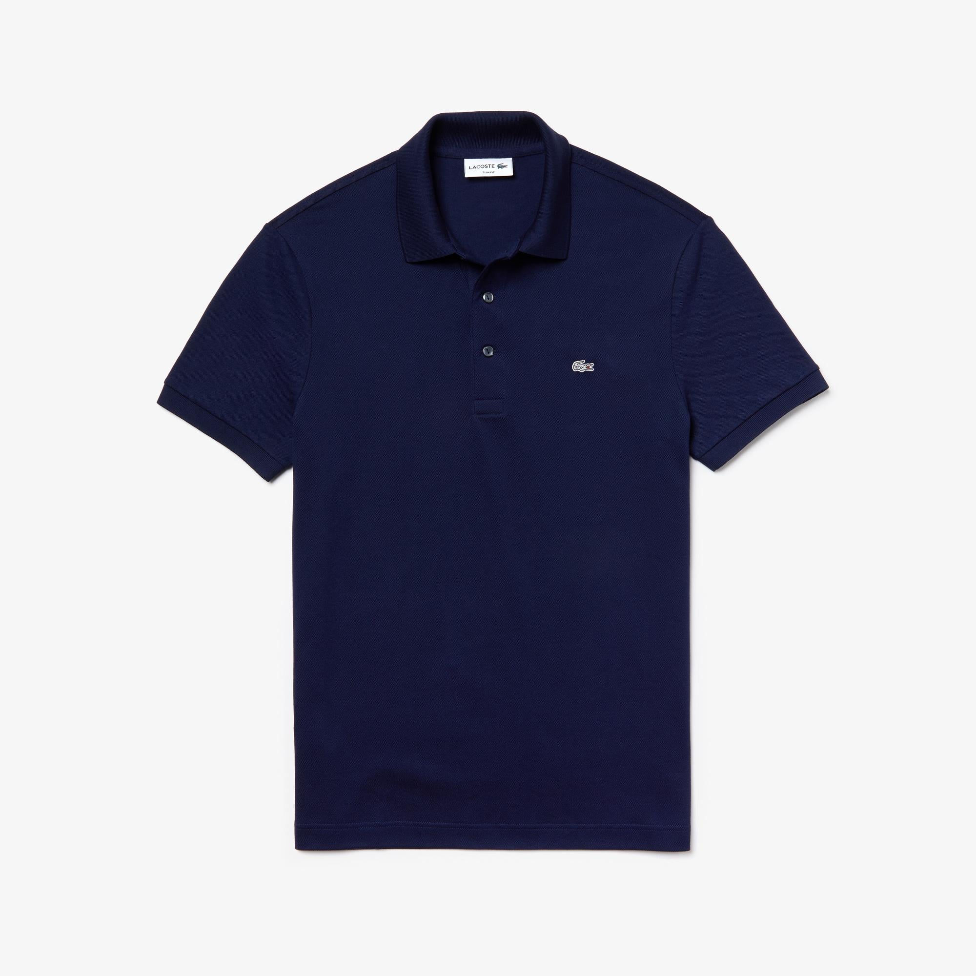 Erkek Slim Fit Lacivert Polo