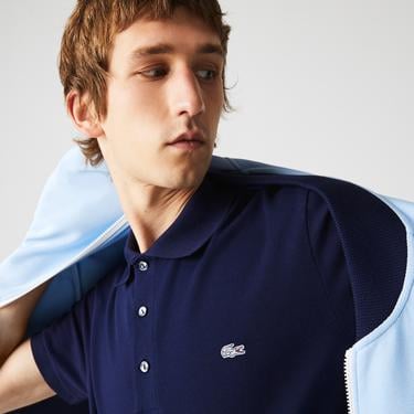  Erkek Slim Fit Lacivert Polo