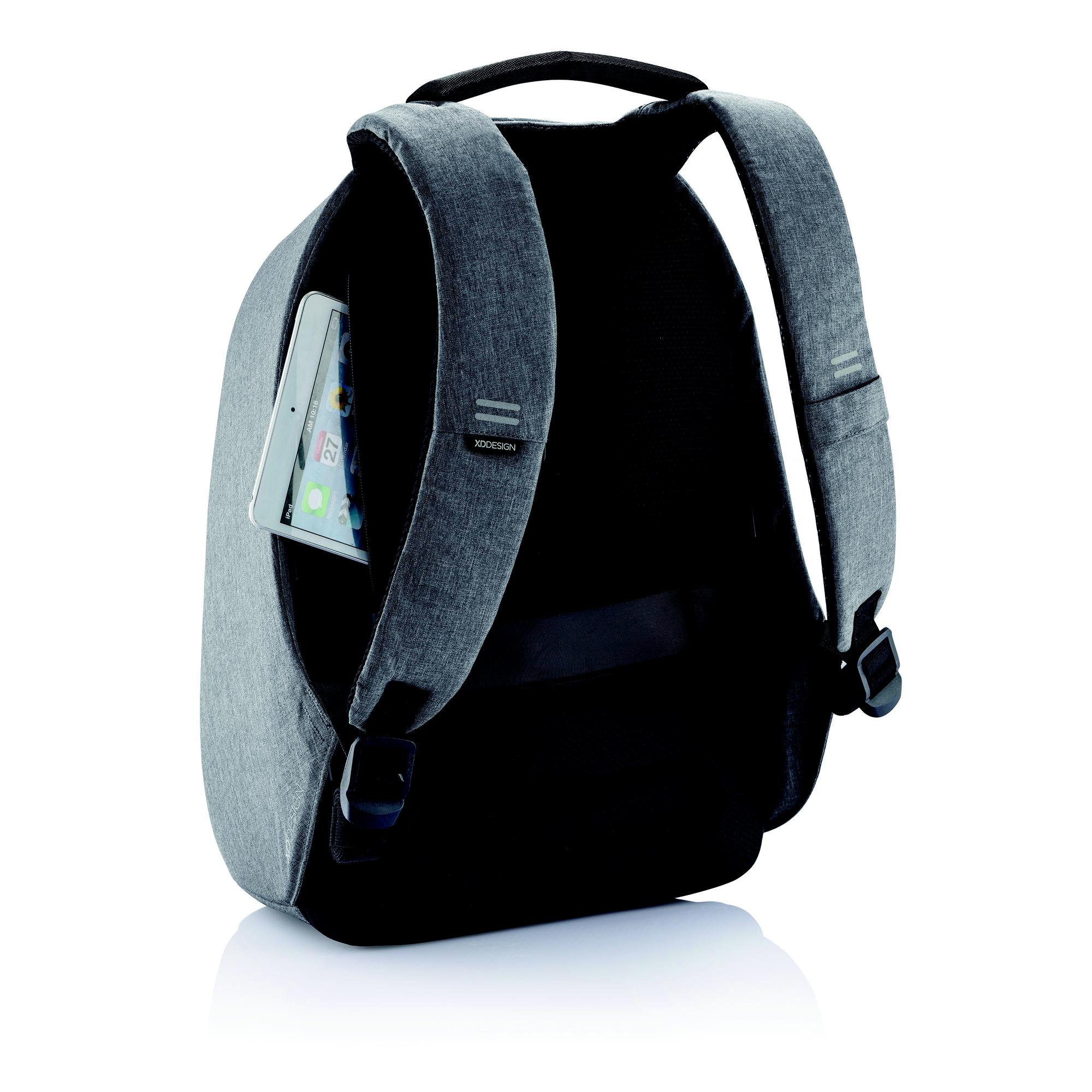 XD Design Bobby Hero Regular Unisex Gri Sırt Çantası