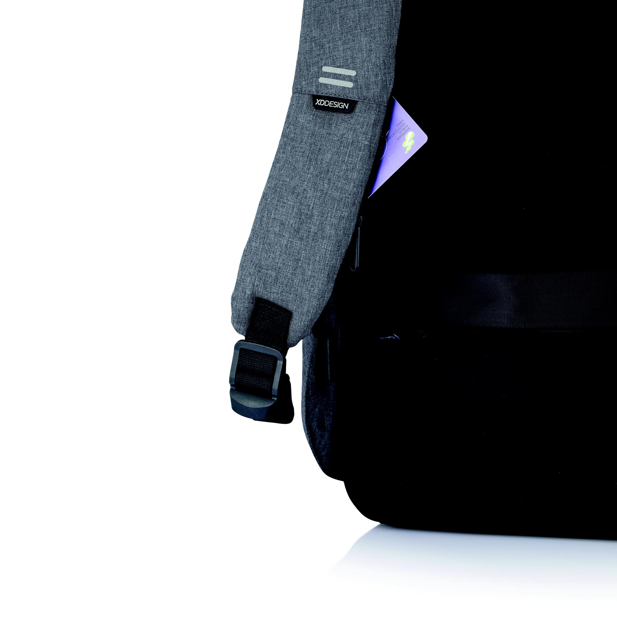 XD Design Bobby Hero Regular Unisex Gri Sırt Çantası