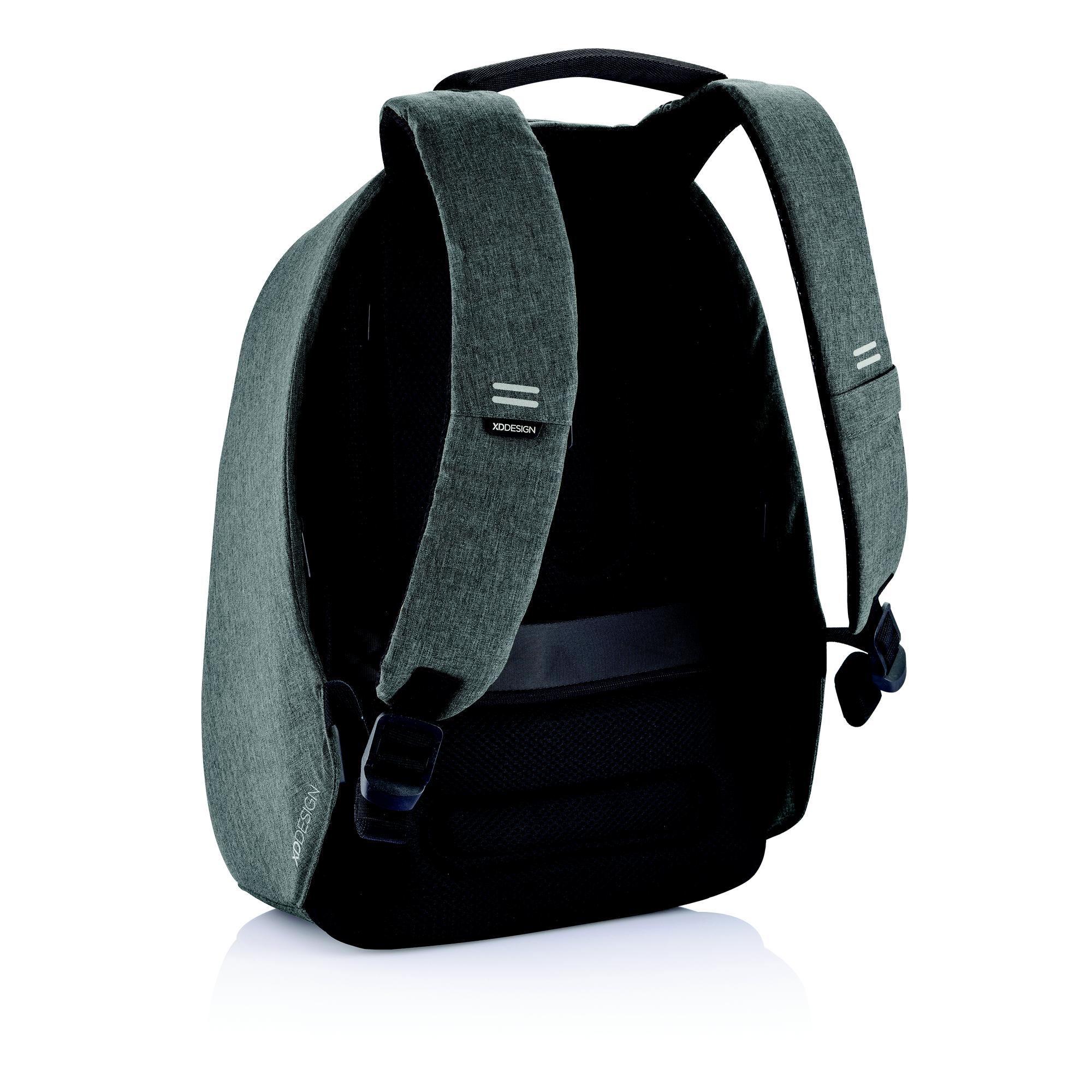XD Design Bobby Hero Regular Unisex Gri Sırt Çantası