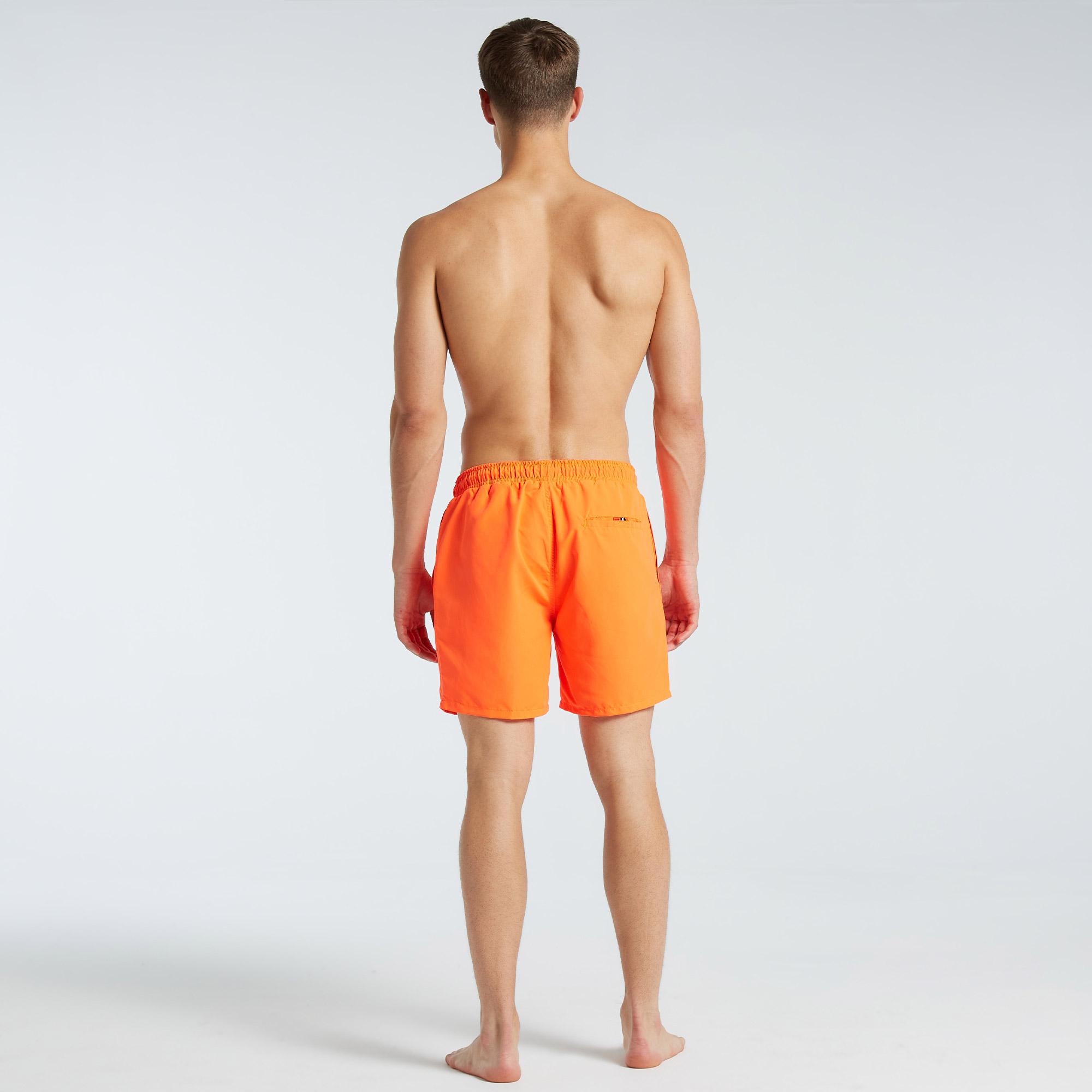 Nautica Erkek Turuncu Standart Fit Mayo Şort