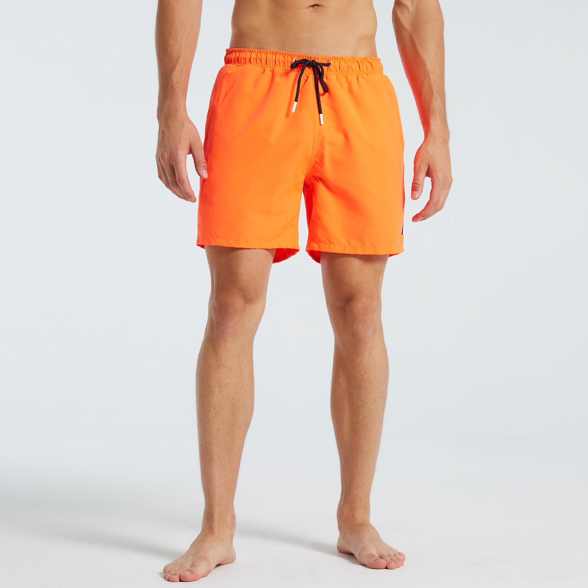 Nautica Erkek Turuncu Standart Fit Mayo Şort