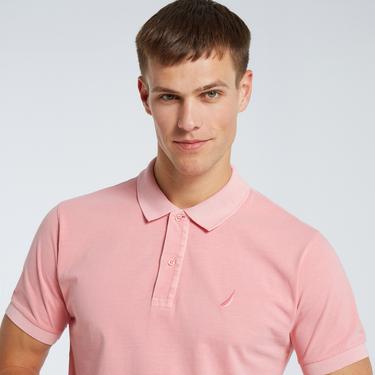  Nautica Erkek Pembe Classic Fit Kısa Kollu Polo