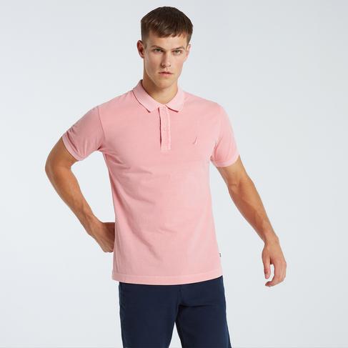  Nautica Erkek Pembe Classic Fit Kısa Kollu Polo