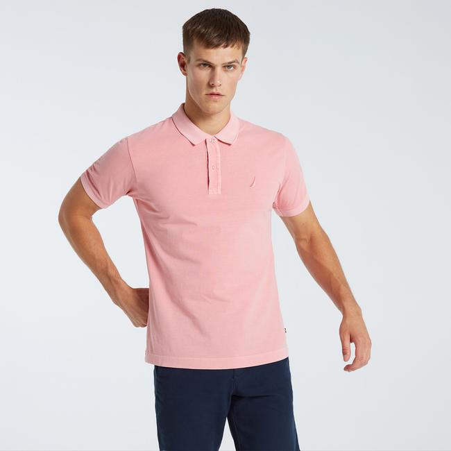  Nautica Erkek Pembe Classic Fit Kısa Kollu Polo