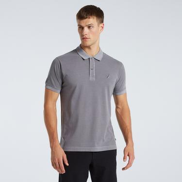  Nautica Erkek Gri Classic Fit Kısa Kollu Polo