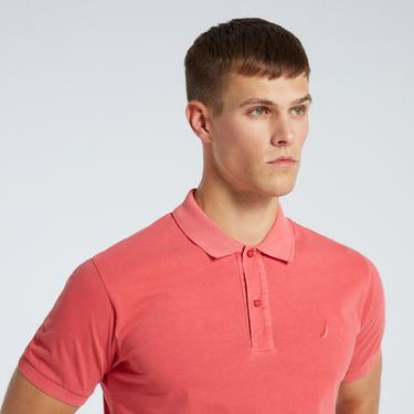  Nautica Erkek Turuncu Classic Fit Kısa Kollu Polo