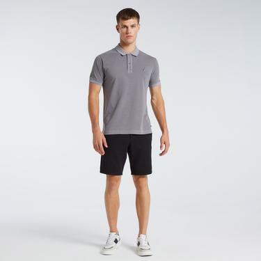  Nautica Erkek Gri Classic Fit Kısa Kollu Polo