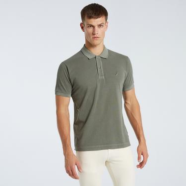  Nautica Erkek Yeşil Classic Fit Kısa Kollu Polo