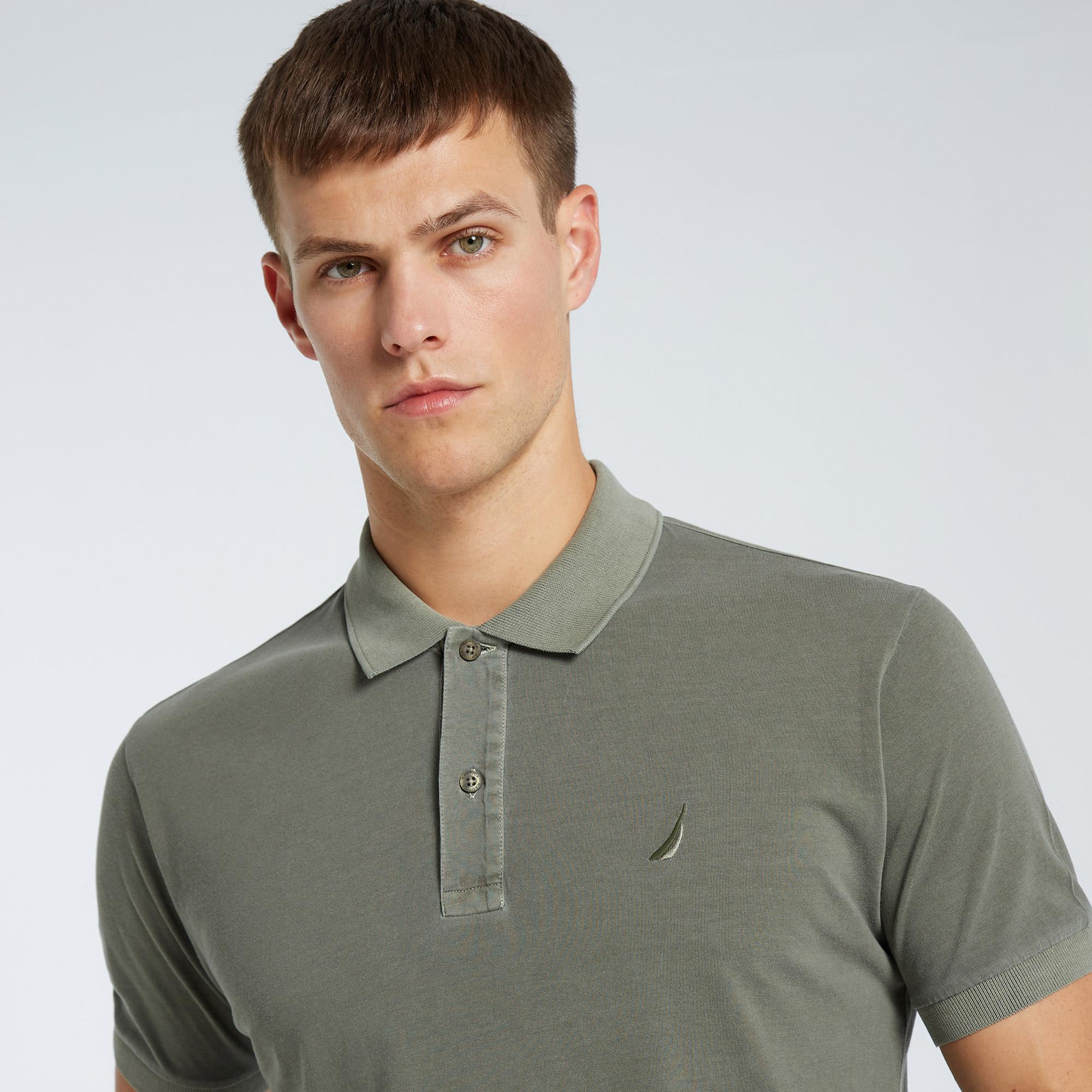 Nautica Erkek Yeşil Classic Fit Kısa Kollu Polo