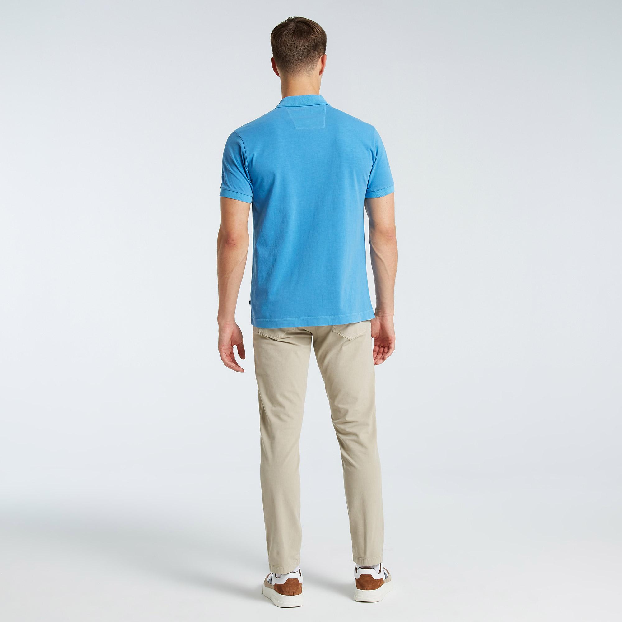 Nautica Erkek Mavi Classic Fit Kısa Kollu Polo