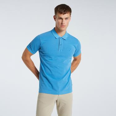  Nautica Erkek Mavi Classic Fit Kısa Kollu Polo