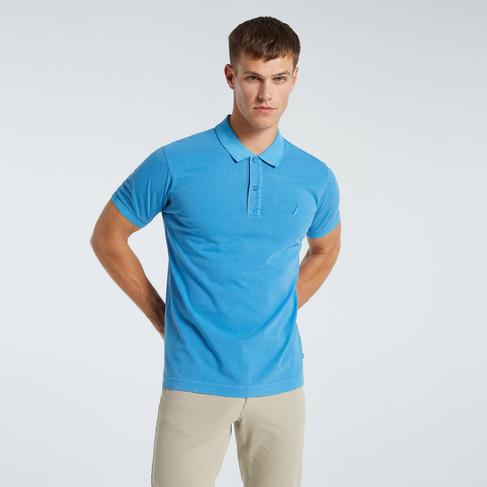  Nautica Erkek Mavi Classic Fit Kısa Kollu Polo