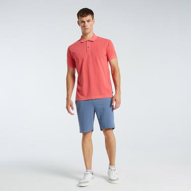  Nautica Erkek Turuncu Classic Fit Kısa Kollu Polo