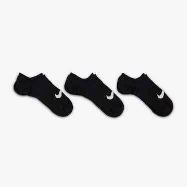  Nike Everyday Plus Lightweight Footie 3'lü Unisex Siyah Çorap